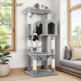 Cat Tree Tower with Scratching Post for Indoor Cats