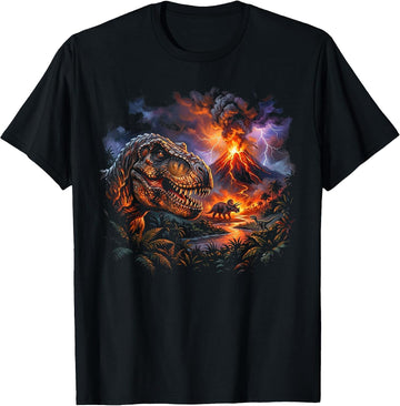 T Rex Art Graphic Boys Youth T-Shirt