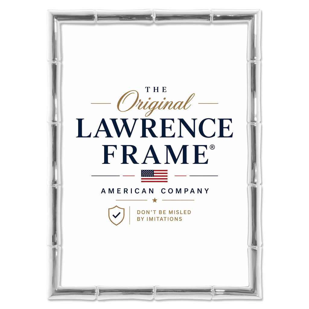 Silver Metal Bamboo 5x7 Picture Frame