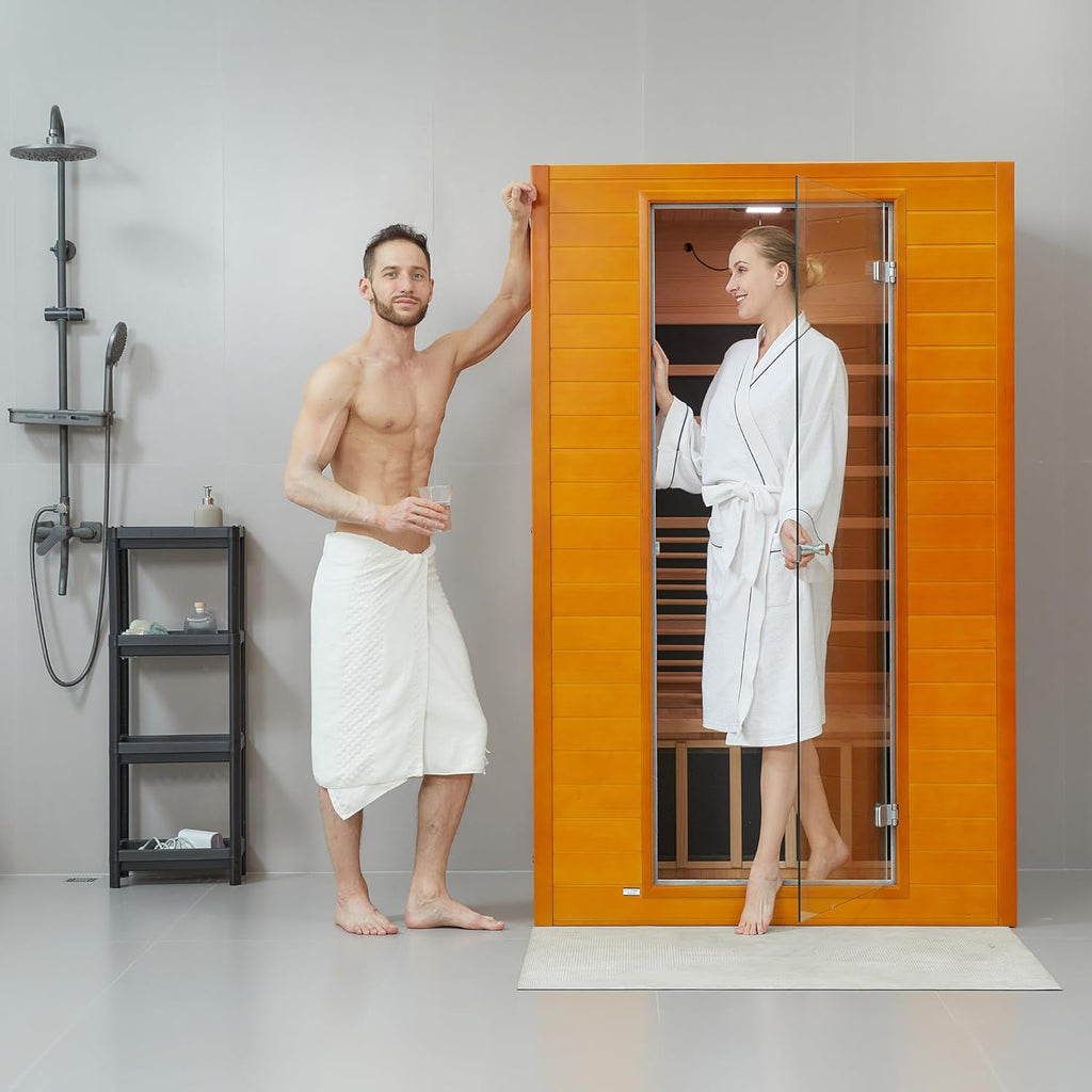 Infrared Sauna for Home, Near Zero EMF Home Saunas for up to 2 Person
