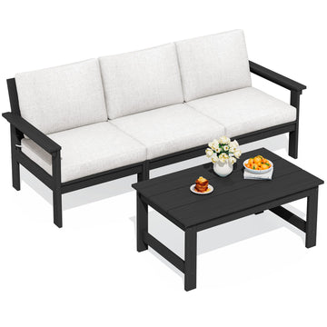 HDPE Outdoor Patio Furniture Set Outdoor Couch