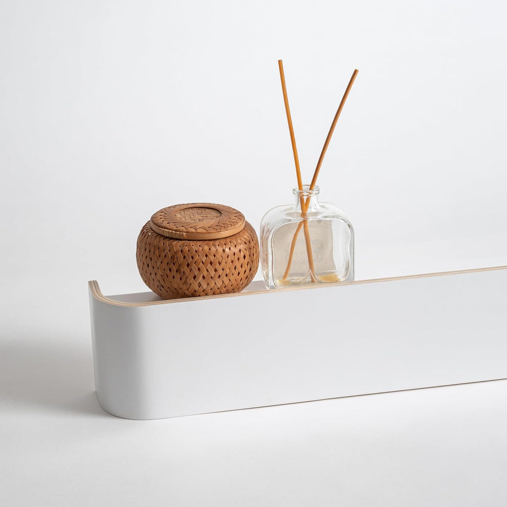 Wall-Mounted Coat Rack 'Toke' - Modern Design Coat Rack with Hidden Wall Hooks - Solid Wood Veneer Panel Coat Hanger