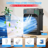 Portable Air Conditioners, 4-in-1 Evaporative Air Cooler with Remote Control, Cooling Fan with 3 Modes
