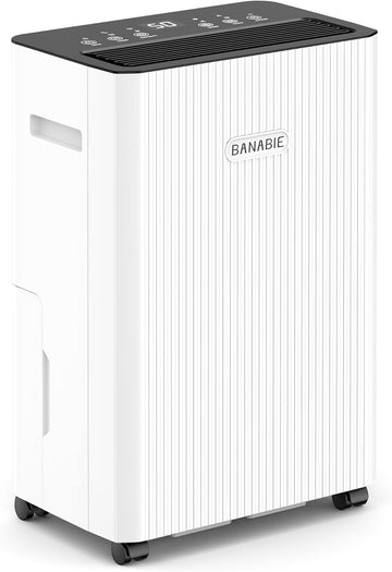 2500 Sq.Ft Dehumidifier for Basement, 32 Pint Dehumidifiers for Home with Drain Hose, Ultra Quiet 32dB