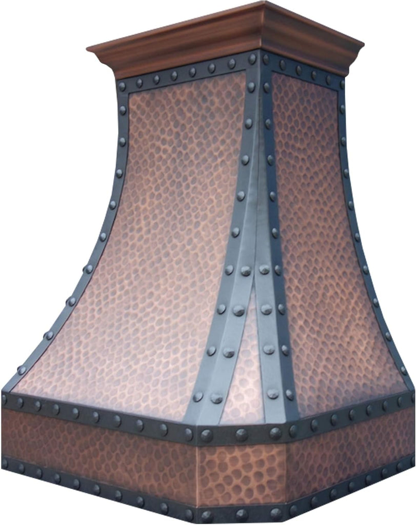 36 Inch Copper Wall Mount Range Hood