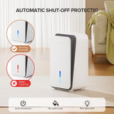 Dehumidifier for Home, Quiet Portable Dehumidifier with Auto Shut Off, 7-Color LED Light for Basement, Bedroom