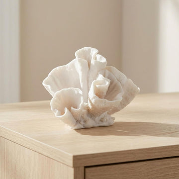 Decorative Coral Inspired Sculpture , Room and Living Room Decor - Resin Ornaments for Shelf & Office Display