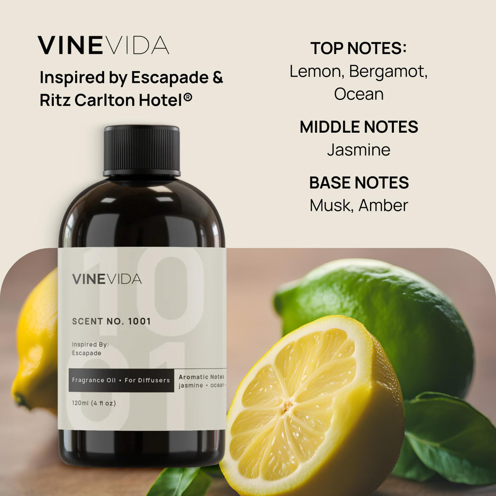 Studio Plug in Waterless Diffuser and 3 Hotel Fragrance Oils - Diffuser - Room Fragrance Air Diffuser [Black Scent