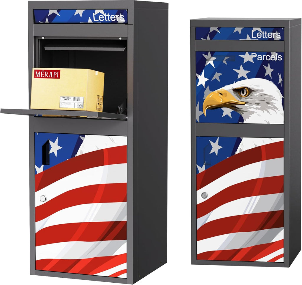 Patriot Heavy-Duty Parcel Fortress - Max Security Anti-Theft Delivery Box with Lock