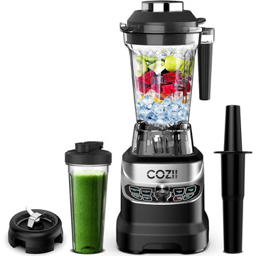 Professional Blender 2000W, 64oz Countertop Smoothie Blender-21oz Cup