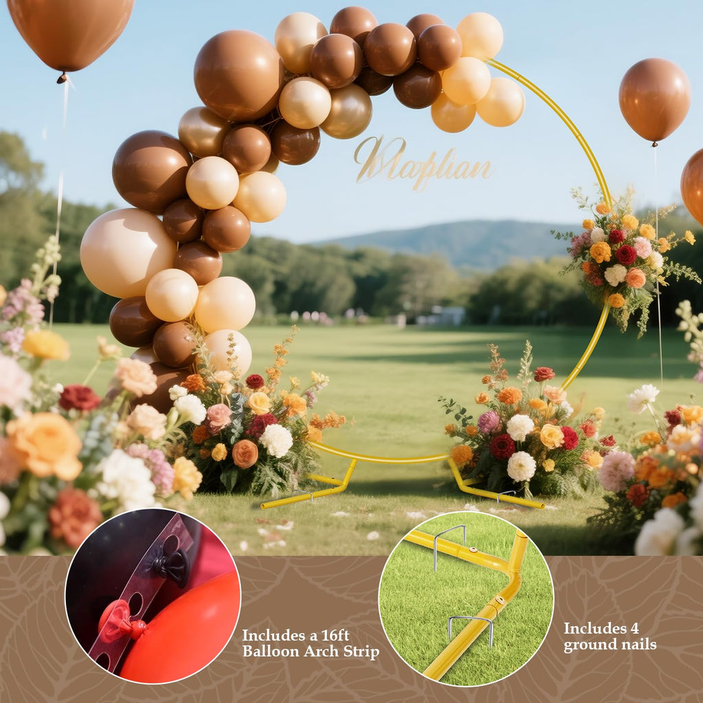 6.6FT Balloon Arch Stand, Round Wedding Arches Frame