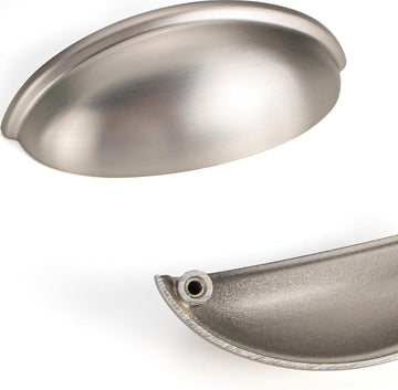 Hardware 10 Pack Cup Pull Cabinet Handles Brushed Nickel 3 Inch Cupboard Kitchen Handle Drawers Pulls