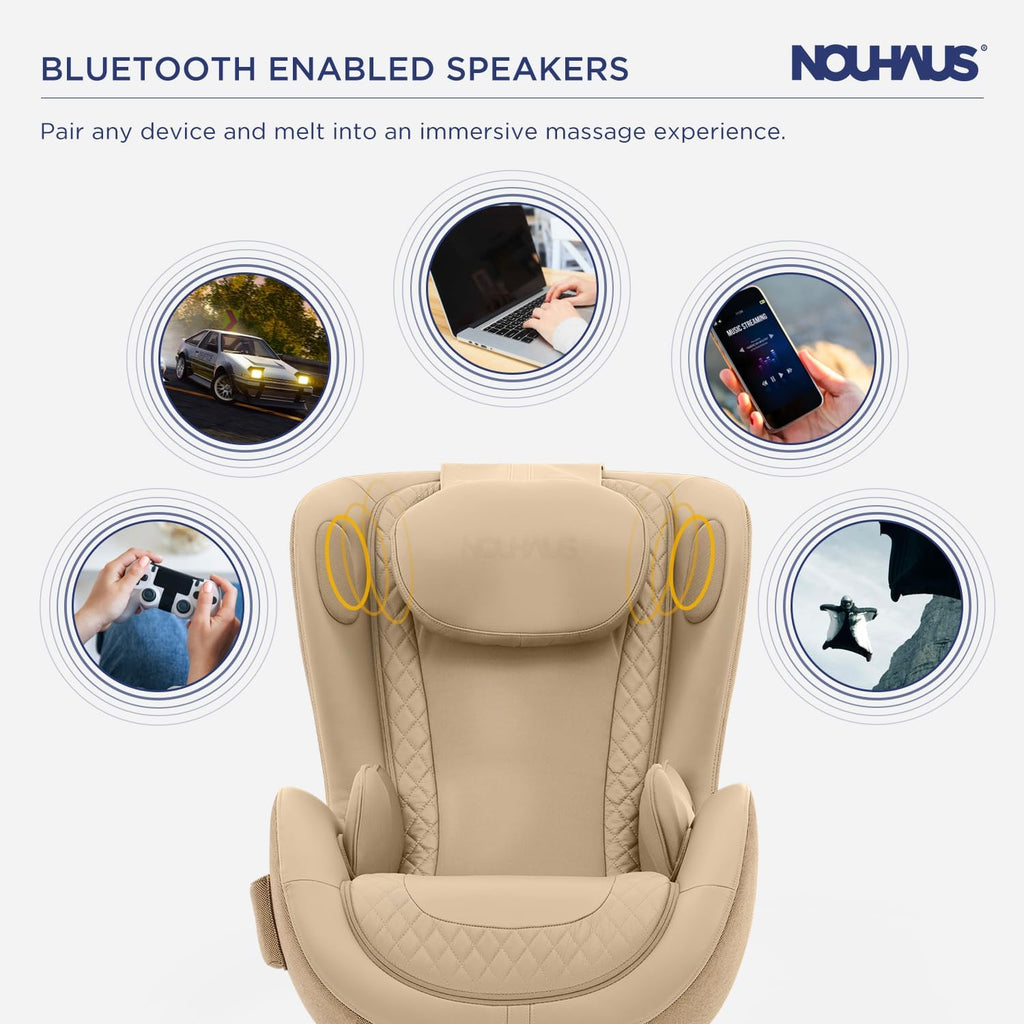 Campo Massage Chair Full Body with Ottoman, Zero Gravity | 3D Massage, Dual Sound Systems, Heated Massaging