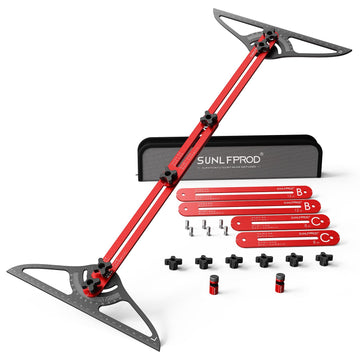 Stair Tread Template Tool - Dual Solid Nut Locking Stair Tread Tool Jig