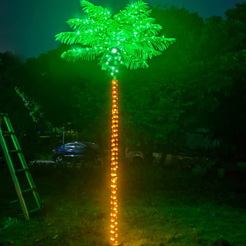 Artificial Palm Tree 8FT Outdoor Lighted Palm Trees
