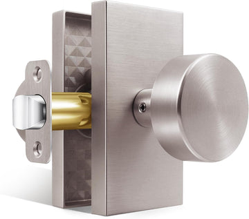 Brushed Satin Nickel Door Knobs Passage Door Knobs Interior