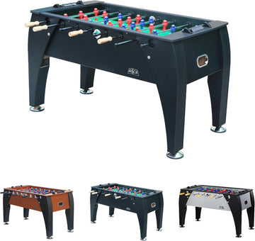 Legend 55" Foosball Table - Professional Full-Size Indoor Game for Adults & Families with Counterbalanced & Uniformed
