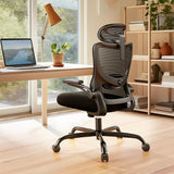Ergonomic Office Chair: Office Desk Chair with High Back Mesh and Adjustable Lumbar Support Rolling Work Swivel Task