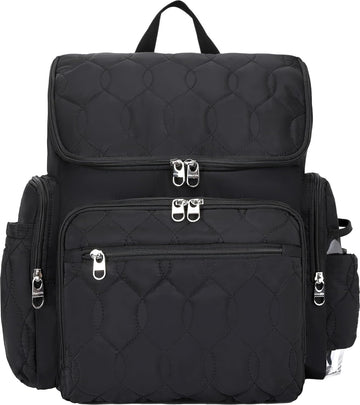 Diaper Bag Backpack for Mom and Dad, Baby Bag with Waterproof Changing Pad