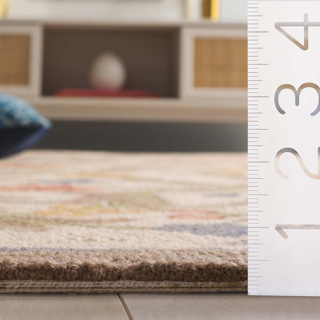 Chelsea Area Rug - 10' x 14', Ivory, Hand-Hooked French Country Wool