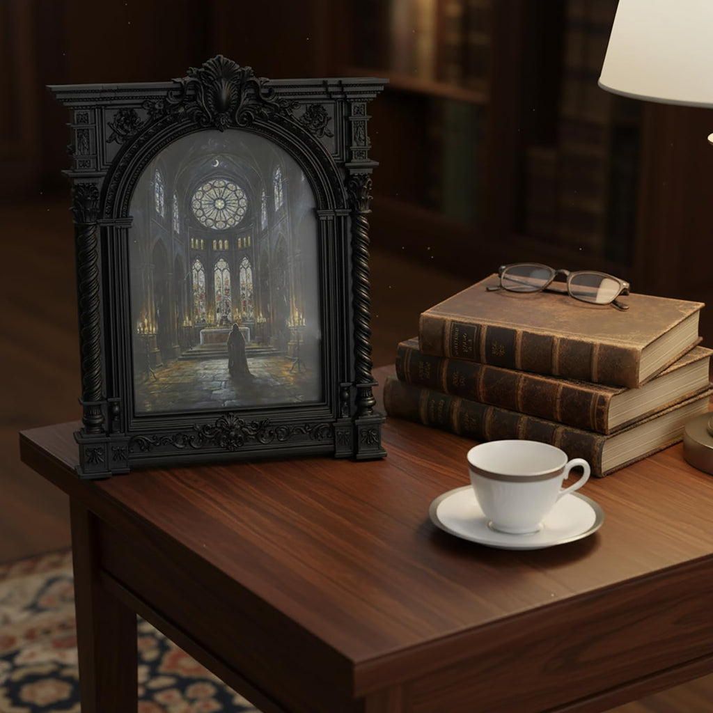 Vintage Picture Frame, Black, 5x7