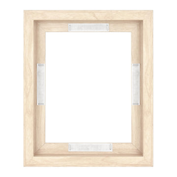Canvas Float Frame, 8x10, Natural Woodgrain