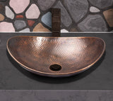 Monarch Abode Bathroom Sink - 19-Inch Harbor Vessel Bathrooms Countertop Sink, Bathroom Vessel Sinks