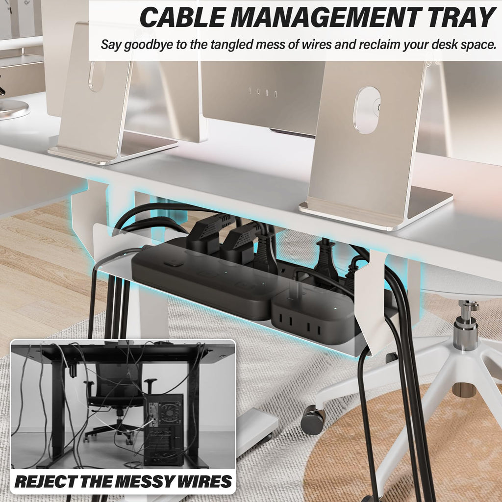 Standing Desk, 35x20 Inch Electric Height Adjustable Computer Desk