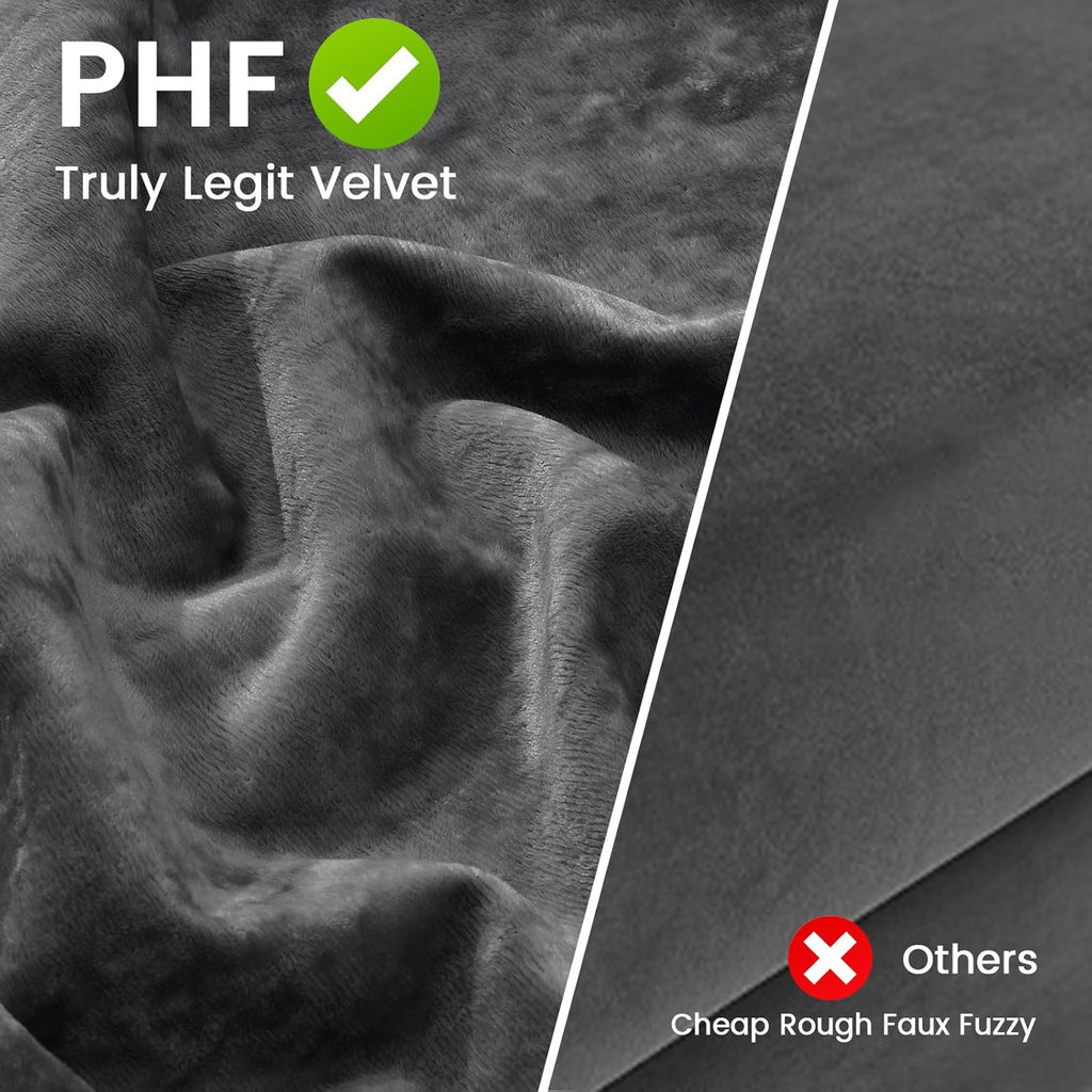 Truly Velvet Euro Sham, 26"x 26",No Insert, 2 Pack Color Gradient Euro Throw Pillow Covers, Ultra Soft Cozy Pillow