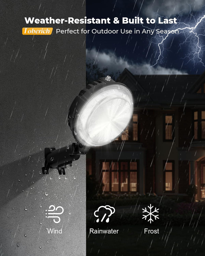 150W LED Barn Light Dusk to Dawn, 20000LM Outdoor Yard Light 6500K | Ultra Bright Security Light, Adjustable Angle