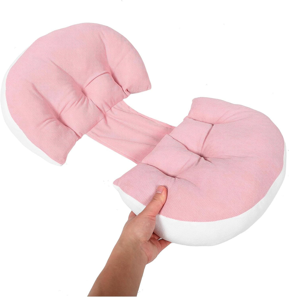 U-Shaped Pregnancy Pillow for Women Full Body Maternity Pillow with Back and Belly Support for Pregnant and Nursing