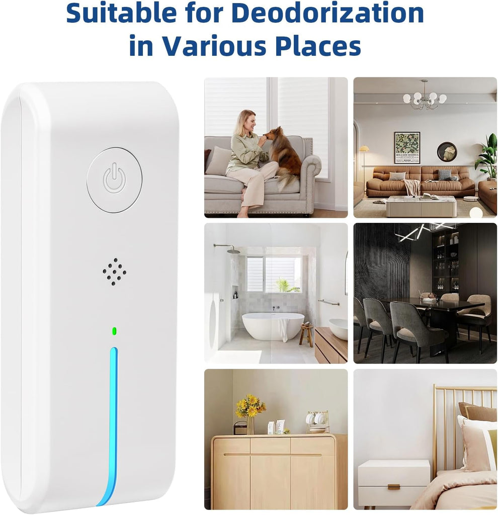 Plug In Air Ionizers - Air Ionizer for Home,Air Purifier Plug In with Night Light Negative Filterles