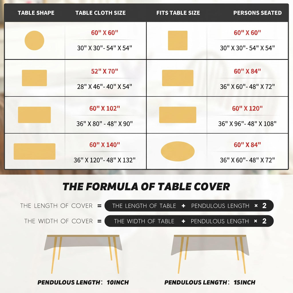 Linen Texture Tablecloth 60"×84" Rectange, Boho Rose Green