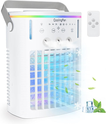Portable Air Conditioners Cooling Fan: 2026 Upgraded 4-IN