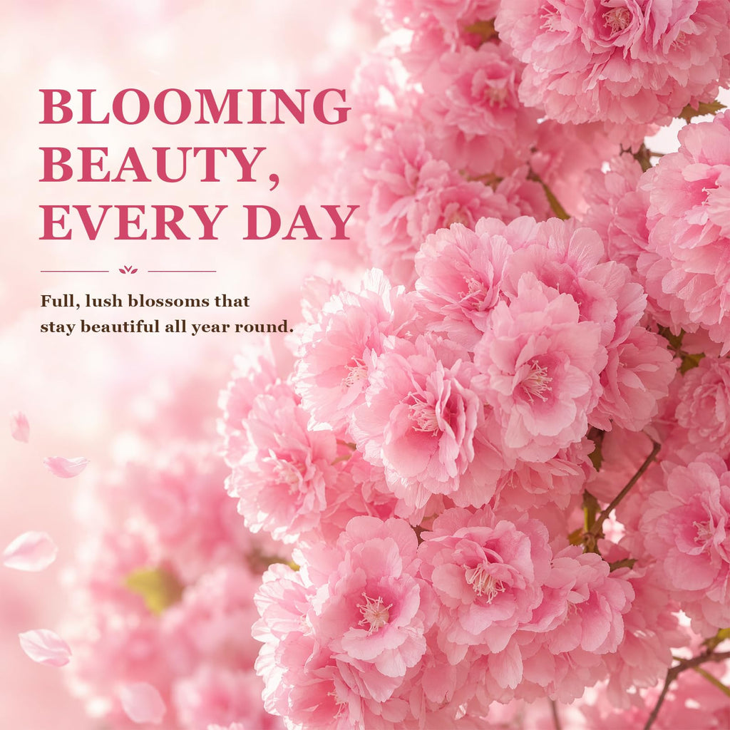 Artificial Cherry Blossom Tree 6FT - Fake Flower Blooming Tree