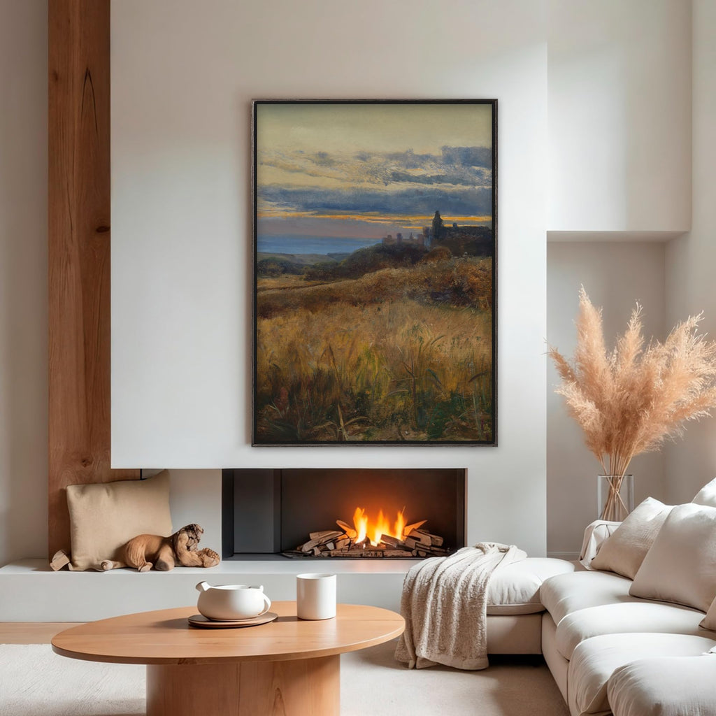 Floating Frame for 24x36 Stretched Canvas with 1.5" Deep, Dark Brown