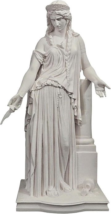 Medea Alabaster Statue Handmade Greek Mythology Sculpture Classical Neoclassical Art Replica