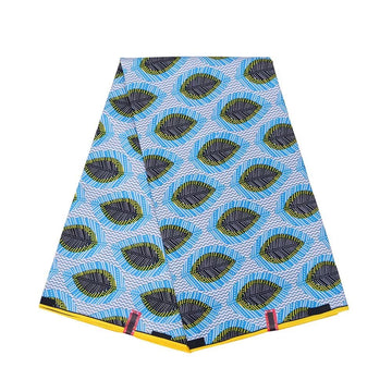 African Fabric 6 Yard Printed Wax Cloth African Ankara Fabric for Party Dress 6198