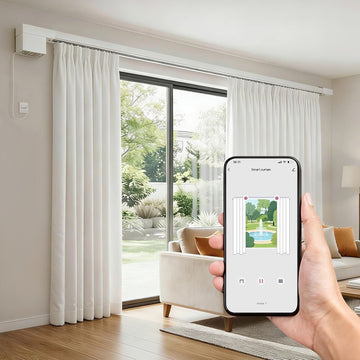Smart Electric Curtain Track, Motorized Curtain Track System, Ultra Quiet Motor