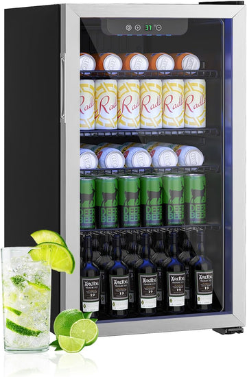 Compact Freestanding Beverage Refrigerator