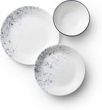 Vitrelle 18-Piece Service for 6 Dinnerware Set Triple Layer Glass and Chip Resistant