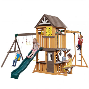 Wooden Swing Sets for Backyard - Outdoor Playset