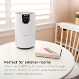 Air Purifier for Home, Clean Sense, HEPA-Exceeding Filter, Captures Pollutants, Pet Dander, Dust, Od