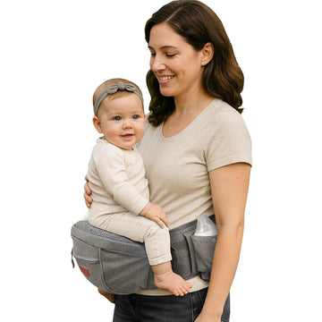 Baby Hip Seat Carrier for Toddler, Supports up to 45 lbs, Wide Anti-Slip Seat, Adjustable Waist Belt, Quick Up Down
