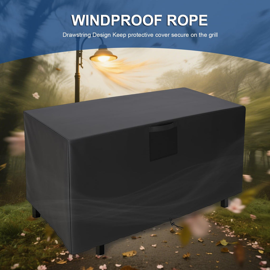44" Square Fire Pit Cover - Waterproof Heavy Duty