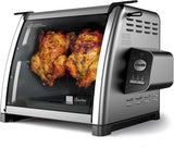 Modern Rotisserie Oven, Large Capacity (12lbs) Countertop Oven, Multi-Purpose Basket for Versatile C