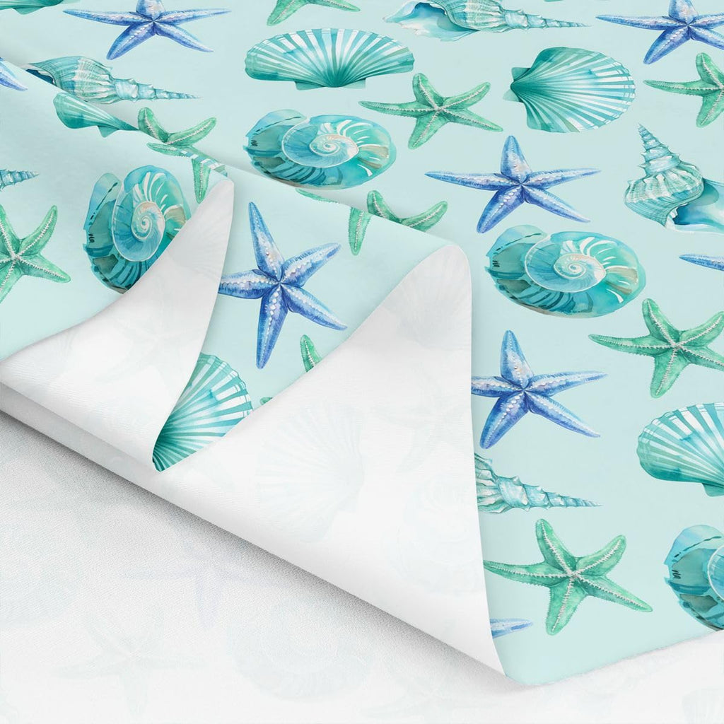 Starfish Shell Fabric by The Yard Soft 2 Yards