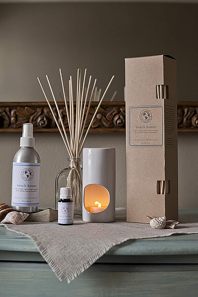 Room & Linen Spray, Eggnog, 8 oz. - Scents of Classic Eggnog, Nutmeg, & Vanilla - Recycled Aluminum Bottle, No