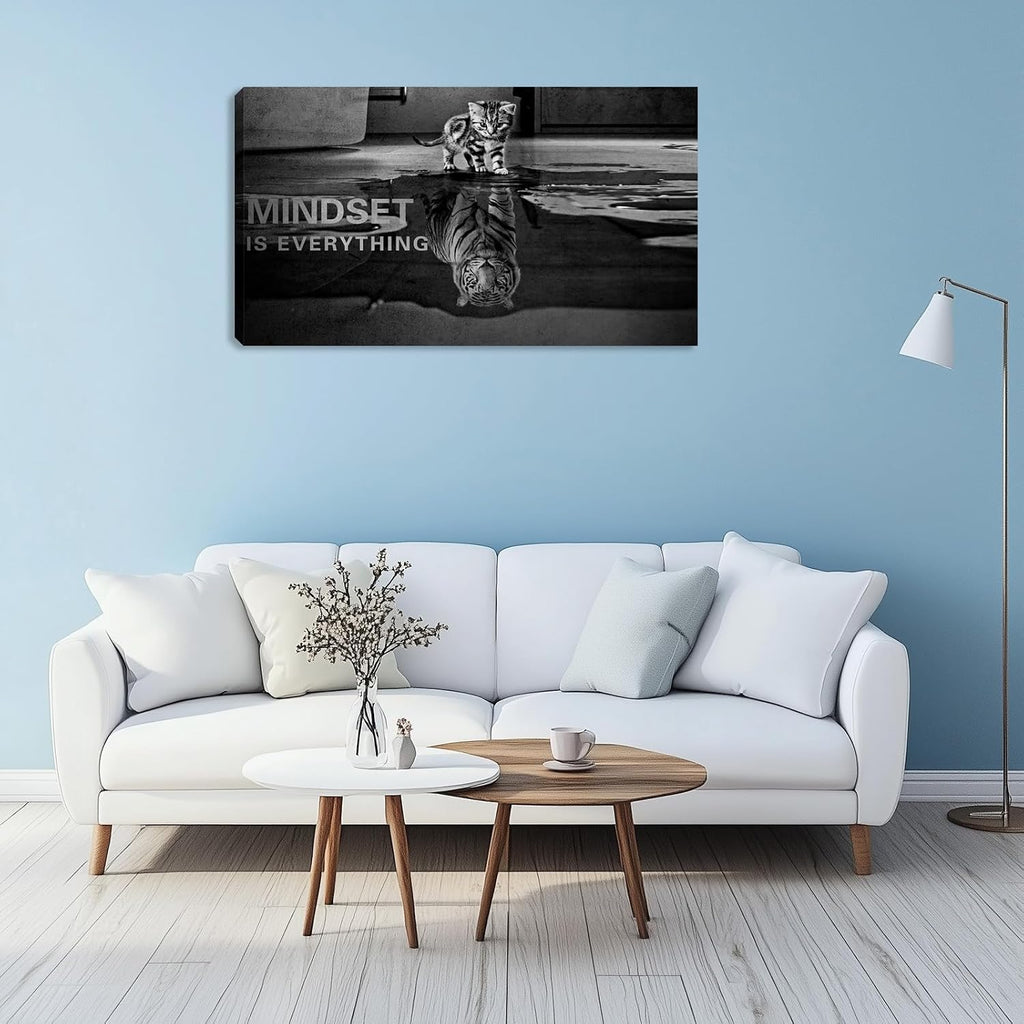 Motivational Wall Decor Inspirational Canvas Wall Art Bedroom Workplace Gym Positive Quotes Sayings Artwork for Walls