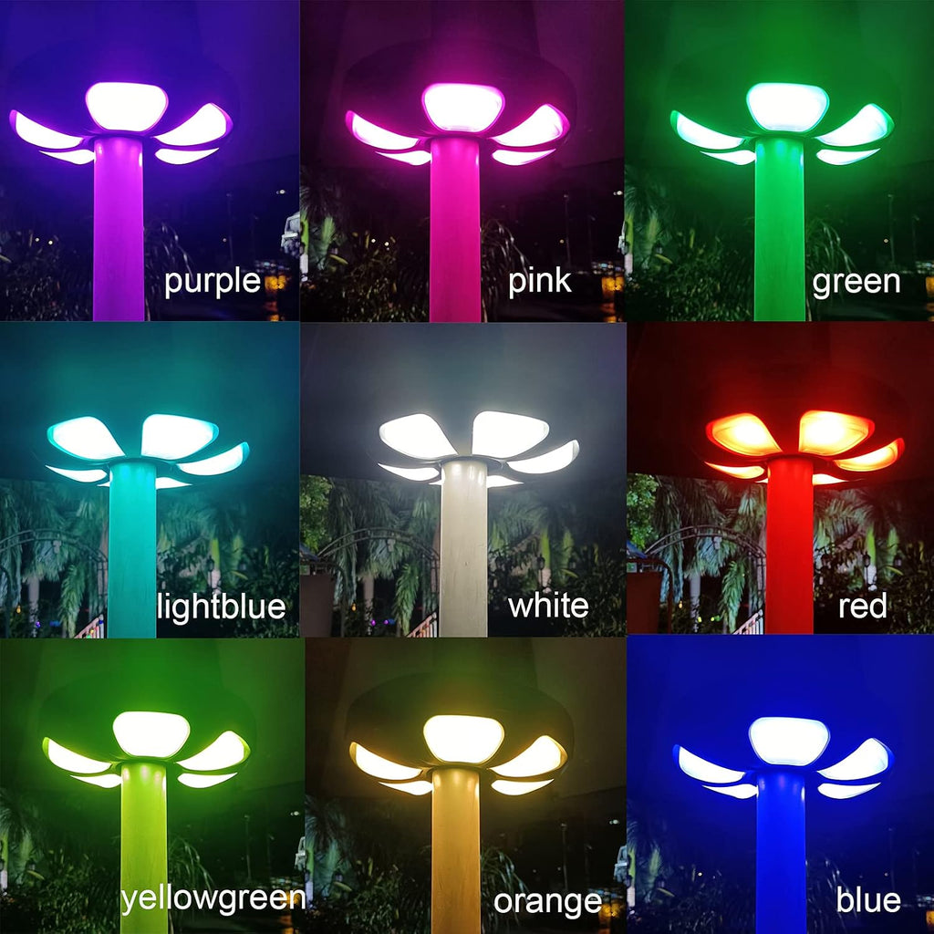 Color Umbrella Light with Remote, Outdoor/Patio Umbrella Light, Rechargeable/AA Battery, Umbrella Pole Light, 300Lumen